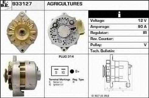 EDR 933127 - Ģenerators autospares.lv