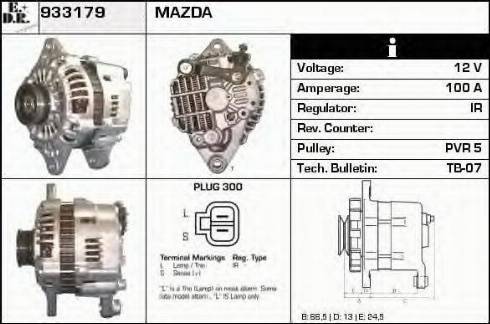 EDR 933179 - Ģenerators www.autospares.lv