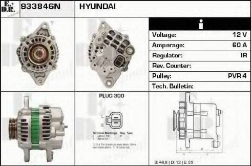 EDR 933846N - Ģenerators autospares.lv