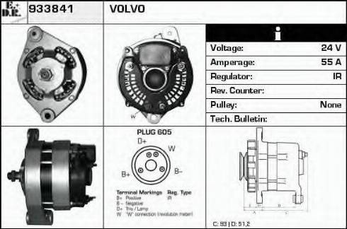 EDR 933841 - Ģenerators www.autospares.lv