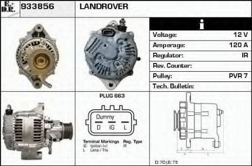 EDR 933856 - Ģenerators autospares.lv