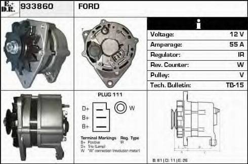 EDR 933860 - Ģenerators autospares.lv