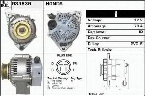 EDR 933839 - Ģenerators autospares.lv