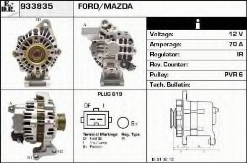 EDR 933835 - Ģenerators autospares.lv