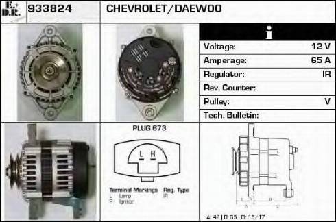 EDR 933824 - Ģenerators autospares.lv