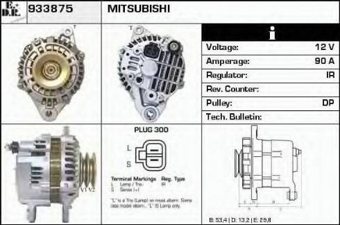 EDR 933875 - Ģenerators www.autospares.lv