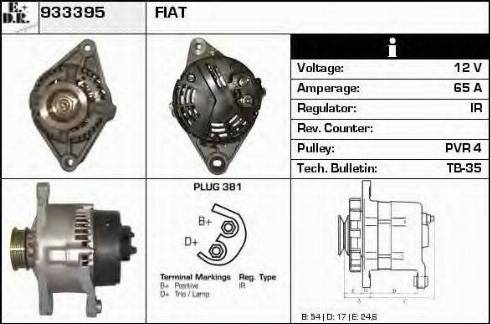 EDR 933395 - Ģenerators autospares.lv