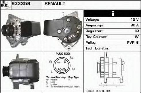 EDR 933359 - Ģenerators autospares.lv