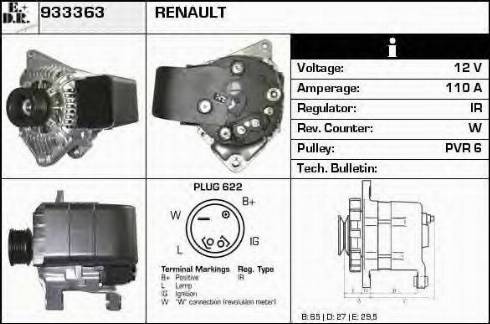 EDR 933363 - Ģenerators autospares.lv