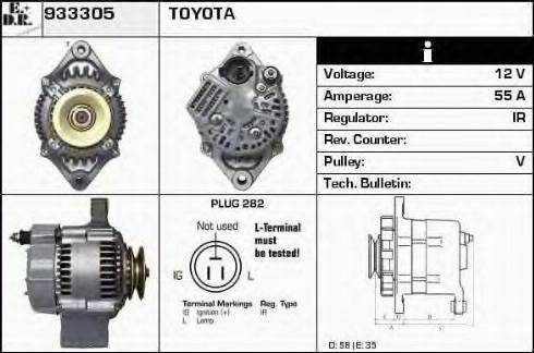 EDR 933305 - Ģenerators autospares.lv