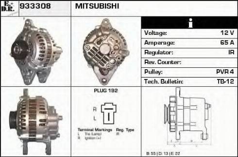 EDR 933308 - Ģenerators autospares.lv