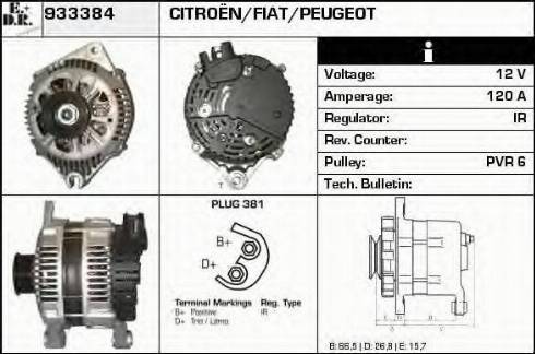 EDR 933384 - Ģenerators autospares.lv