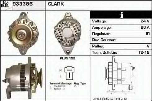 EDR 933386 - Ģenerators autospares.lv