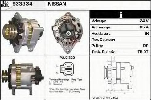 EDR 933334 - Ģenerators autospares.lv