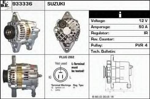 EDR 933336 - Ģenerators www.autospares.lv