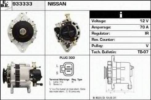 EDR 933333 - Ģenerators autospares.lv