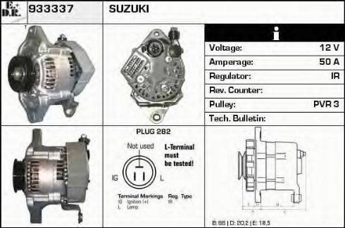 EDR 933337 - Генератор www.autospares.lv