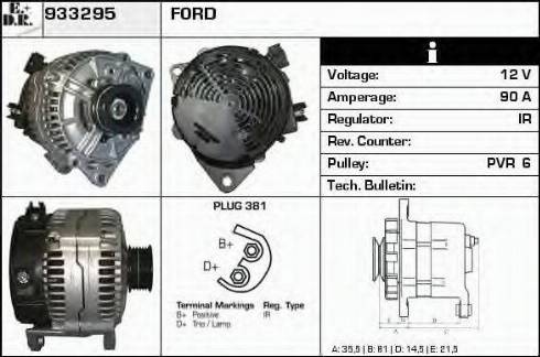 EDR 933295 - Ģenerators autospares.lv