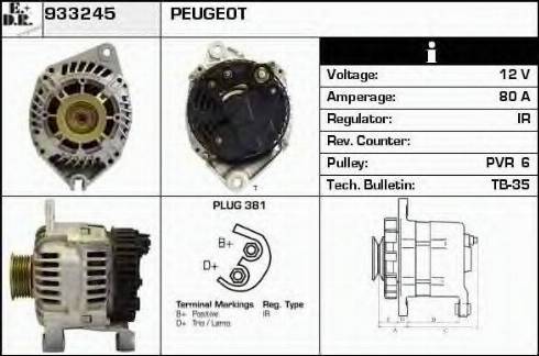 EDR 933245 - Ģenerators autospares.lv