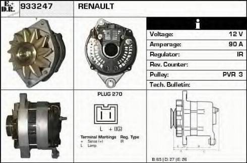 EDR 933247 - Ģenerators autospares.lv