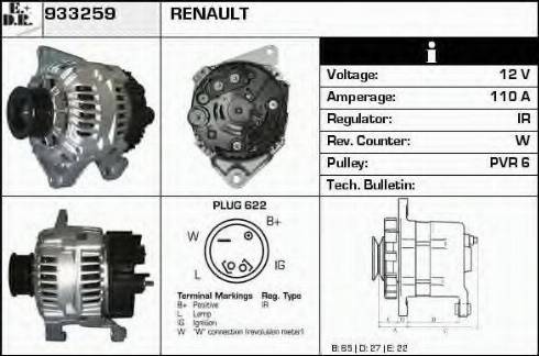 EDR 933259 - Ģenerators autospares.lv