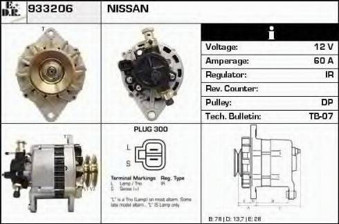 EDR 933206 - Ģenerators www.autospares.lv