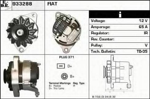 EDR 933288 - Ģenerators autospares.lv