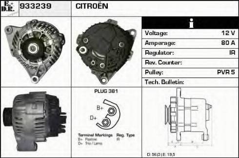 EDR 933239 - Ģenerators autospares.lv