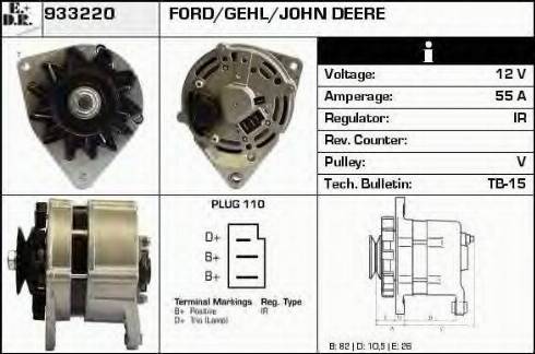 EDR 933220 - Ģenerators www.autospares.lv