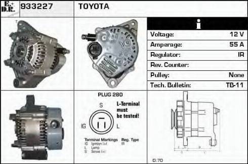 EDR 933227 - Генератор www.autospares.lv