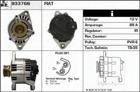 EDR 933766 - Ģenerators autospares.lv