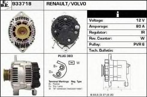 EDR 933718 - Ģenerators autospares.lv