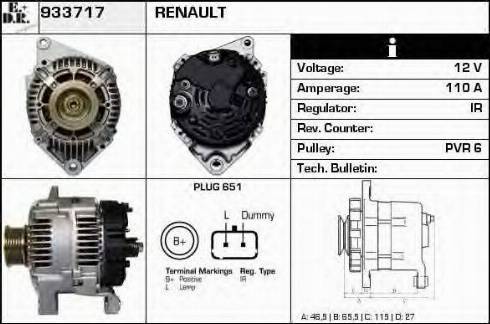 EDR 933717 - Ģenerators autospares.lv