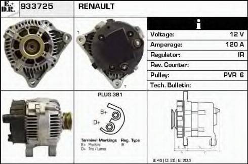 EDR 933725 - Ģenerators autospares.lv