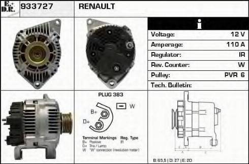 EDR 933727 - Ģenerators autospares.lv