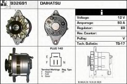 EDR 932691 - Ģenerators autospares.lv