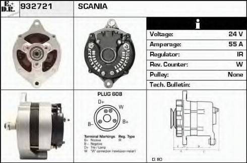 EDR 932721 - Ģenerators autospares.lv