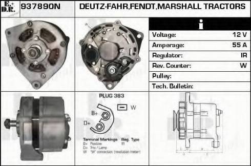 EDR 937890N - Ģenerators autospares.lv