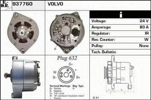 EDR 937760 - Ģenerators autospares.lv