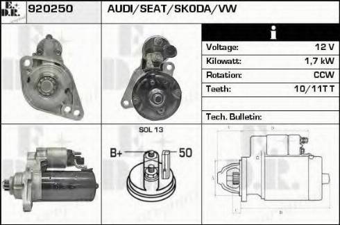 EDR 920250 - Starteris autospares.lv