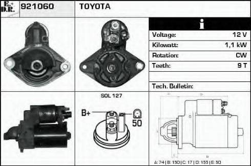 EDR 921060 - Starteris autospares.lv