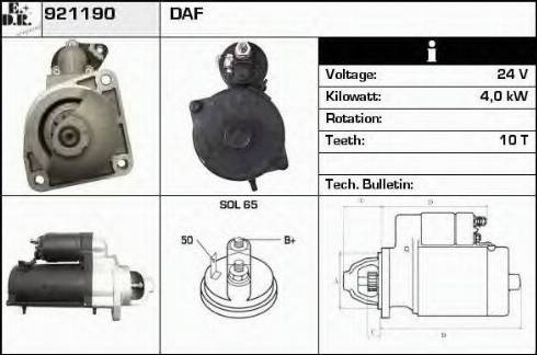 EDR 921190 - Starteris autospares.lv