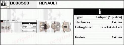 EDR DC83508 - Brake Caliper www.autospares.lv