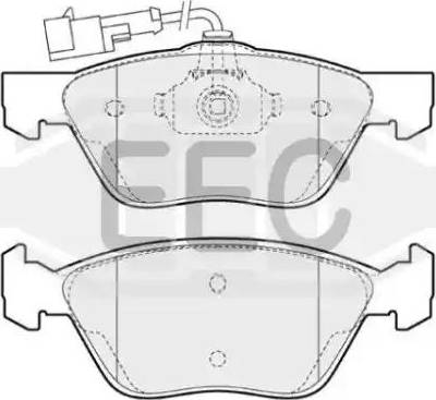 EEC BRP0937 - Bremžu uzliku kompl., Disku bremzes autospares.lv