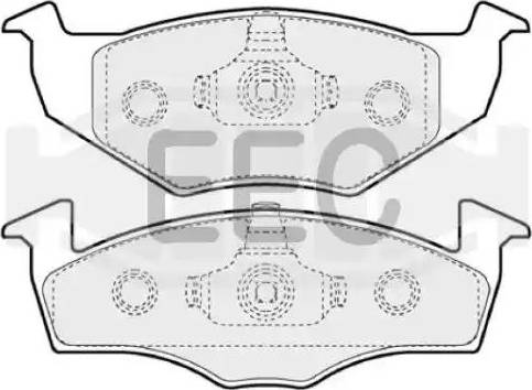 EEC BRP0974 - Bremžu uzliku kompl., Disku bremzes www.autospares.lv