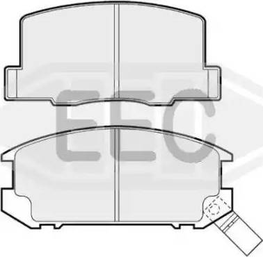 EEC BRP0499 - Bremžu uzliku kompl., Disku bremzes autospares.lv