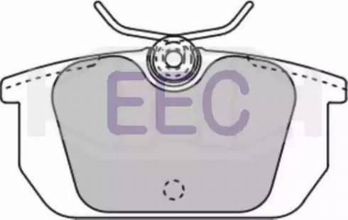 EEC BRP0524 - Тормозные колодки, дисковые, комплект www.autospares.lv