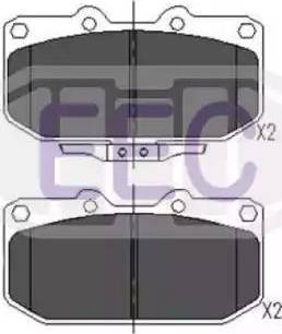 EEC BRP0698 - Bremžu uzliku kompl., Disku bremzes www.autospares.lv