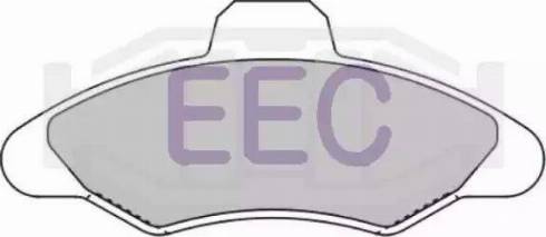 EEC BRP0685 - Тормозные колодки, дисковые, комплект www.autospares.lv