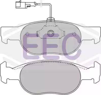 EEC BRP0895 - Bremžu uzliku kompl., Disku bremzes www.autospares.lv